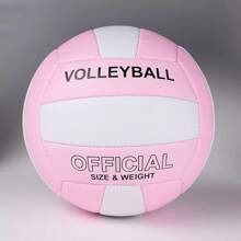 Size 5 Volleyball, Made Of PVC Material, Suitable For Indoor/Outdoor Or Backyard Use, Training And Competition. It Has A Durable Butyl Air Bladder And Machine Stitching.