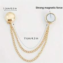 2/3/4/6/8/10/12pcs Magnetic Waist Cincher Clips, Adjustable T-Shirt Hem Clips, Perfect Fit, Metal Snap Buttons, Available In White/Gold/Black
