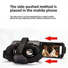 兼容或安卓系统的VR眼镜，适用于4.7-7英寸手机，配备控制器，可用于手机游戏和电影。 - 彩色 - 查看 3