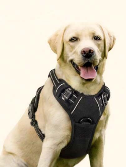 Arnés ajustable para perros, arnés antitirones, traje tipo chaleco de Oxford para perros medianos y grandes