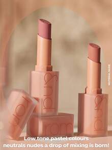 Rom&nd ZERO MATTE 唇膏 #21 烟熏米色，丝绒哑光质地，轻盈不干燥，柔焦哑光妆效，模糊唇部效果，日常哑光妆容，专业化妆品，特殊场合，韩式妆容，3克/0.11盎司。 - #21 SMOKED BEIGE - 查看 12