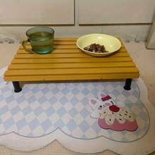 ABS High-Quality 1pc Raised Cat/Small Dog Feeding Station With Stand, Indoor Pet Dining Table With Elevated Food Mat