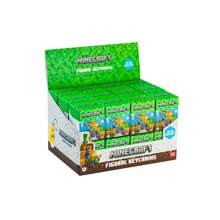 Spin Master Chaveiro gráfico Minecraft, caixa surpresa, coleção de brinquedos, chaveiro periférico oficial autorizado, autêntico, para personagens do jogo Minecraft, enfeites pequenos para mesa, caixa surpresa, presente de aniversário para amigos, 1 unidade