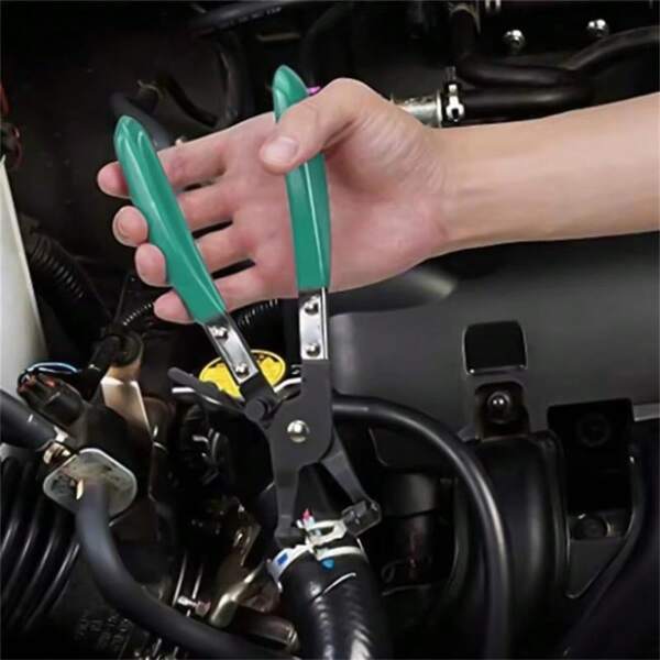 1 pezzo Morsetto per tubo di manutenzione auto, adatto per smontare i morsetti del tubo del carburante e dell'acqua di raffreddamento durante la manutenzione dell'auto (verde)