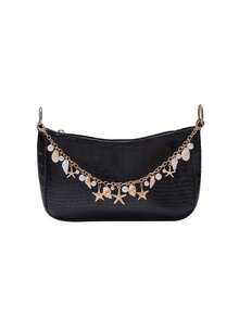 金属链条肩带手提包配件多功能DIY钱包带斜挎包装饰链 - 彩色 - 查看 7