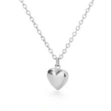 1 pièce Collier pendentif cœur de couleur or punk pour femmes. Chaîne de cou en acier inoxydable en forme de cœur, accessoire de bijoux Y2K