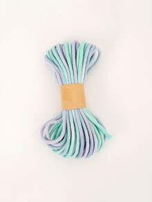 Macrame Cord 3mm X 10 M, Variegated Color Twisted Rope, Rope, Macrame Yarn For Wall Hangings, Plant Hangers, Crafts, DIY Decorating Projects - Multicolor - View 15