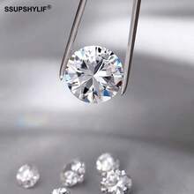 2PCS Certified Loose Moissanite Stones – Real 1CT Brilliant Cut, Perfect For DIY Jewelry Making, Wholesale Available - 2Pcs - View 5