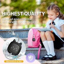 DR Safe Sound Personal Alarm, 130 DB Loud Siren Song Emergency Security Alarm Keychain With LED Light, Personal Sound Safety Siren For Women, Men, - màu đen - Xem 4