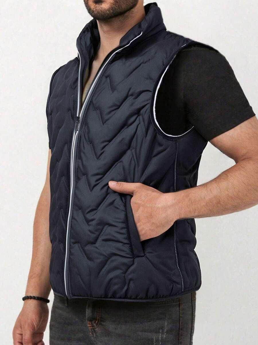 男士冬季新款羊毛夹克户外羊毛内衬外套 - 黑色 - 查看 1