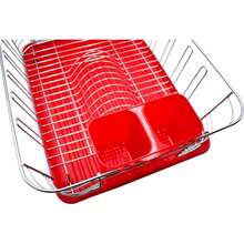 Escurridor de Platos de Acero Inoxidable con Trastes