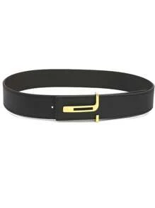 T-Schnalle Herren Gürtel, Business Lässig Pendler vielseitiger Hosen Gürtel, personalisierter klassischer simpler Lässig Hosen Gürtel