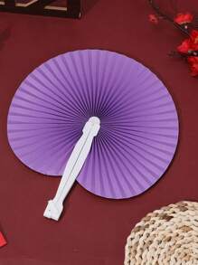 Ventaglio multicolore per matrimoni, ventaglio pieghevole a manovella, ventaglio di carta pieghevole, ventaglio circolare pieghevole, ventaglio origami, ventaglio di carta pieghevole pubblicitario per matrimoni, ventaglio graffitato fai-da-te.
