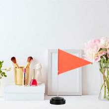 TLL  6pcs Mini Flag Holder Stands For Small Flags For Office Table Use Parties Decorations Festivals With Simple StructureTLL