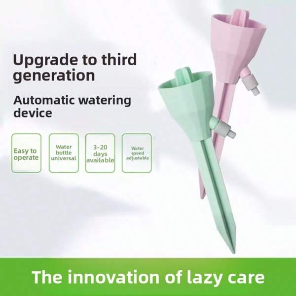 1/3/5/10PCS Lazy Automatic Pouring Device With Adjustable Fast And Slow Release Control Valve For Automatic Pouring, Suitable For Home, Gardening, Courtyard, Plant Automatic Pouring Machine