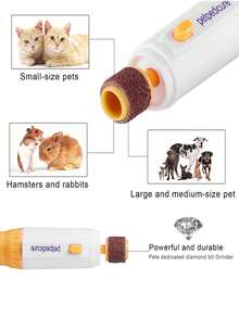 15pcs/Set Pet Nail Grinder Replacement Sanding Rings - Rust Brown - View 4