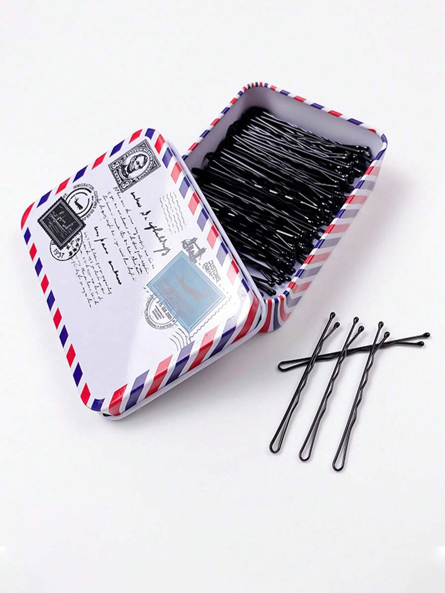200pcs/20pcs, Women's 5.5cm/2.16in, Basic Minimalist Style, Black Straight Hairpin Side Clip, Bb Clip, Fashion And Versatile, Simple , Clip Hair Accessories, Suitable For Daily Outing, Hair, Hair, Washing, Makeup, Matching Clothes, Accessories, Headwear, Claw Clips, Clips For Hair, Hair Slide, Hair Claws, School Stuff