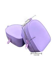 1 pieza Organizador de auriculares/cable de silicona creativo, estuche de almacenamiento portátil para cable de auriculares/cargador