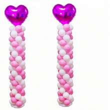 100pcs Balloon Clips, Balloon Arch Bracket Buckles, Balloon Connector Clip Brackets For Decorating Balloon Arch Columns, Flower Garlands, Birthday And Wedding Decorations - White - View 10