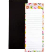 6-Pack Magnetic Grocery List Notepad For Refrigerator - Cute Fruit-Design Memo Pads, 60 Sheets Each - Multicolor - View 6