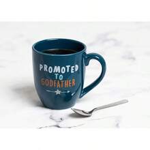 Pearhead Promoted To Godmother -, diseño de propuesta de madrina, color blanco - Taza promovida a padrino - Ver 3