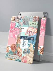 Une magnifique et mignonne coque de protection en forme de fleur de conque, avec un design résistant aux chocs, convenant aux étuis de protection pour iPad de 7e, 8e et 10e génération (10,2 pouces). Avec fente intégrée pour stylet et fonction de veille/réveil. Un cadeau idéal pour les fêtes et le nouvel an.