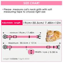 1 pieza Collar inteligente para gatos Catpro, anti-pérdida con campana y diseño reflectante, ajustable, con función de de apertura mecánica