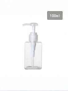 旅行友好型透明分配瓶非常适合洗手液、化妆品和洗发水分配塑料泵乳液瓶，沐浴露、洗发水、洗手液、皂液器分配器，浴室可再填充洗手液分配器和厨房水槽洗碗皂液器，带防水标签的液体皂液器，白色浴室返校 - 彩色 - 查看 18