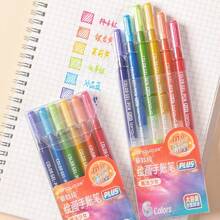 4/6 Stücke/Set Glitzer-Textmarker, leuchtende Farbstifte für Journaling, Scrapbooking, Malen, Zeichnen, Basteln, tolle Geschenkidee für Freunde und Familie, Schulmaterial, Schulanfang