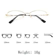 1 pereche ochelari de vedere unisex, stil casual, vintage, fără prescripție medicală