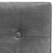 Taburete de Almacenamiento Taburete Reposapiés Plegable Terciopelo - Gris - Ver 3