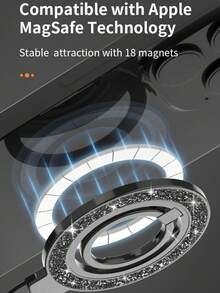 超薄旋转支架，具有强力双面吸力、粘性背衬和橙色握环，方便操作，时尚手机壳 | 金属环配件兼容 、Android 手机，生日、家人、朋友手机环支架、手机握把、手机配件的礼物