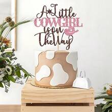 Cowgirl Cake Toppers, Happy Birthday Cake Topper Decoration, Western Cowgirl Themed Cake Decoration, Women Happy Birthday Party Supplies - Multicolor - View 10