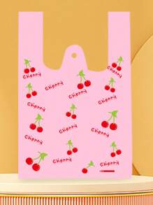 50 piezas - Bolsa de compras estampada de PE con asa, bolsa con diseño de hoja de arce, bolsa de lona con aguacate, bolsa de regalo con tulipanes rosas, bolsa de lona con cerezos, bolsa de plástico para empaquetar, bolsa para joyería, bolsa desechable y duradera para comestibles, apta para supermercados, restaurantes y uso diario, adecuada para la temporada de graduación, fiestas de cumpleaños, para el Día de la Madre y el Eid al-Adha