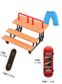 1 pieza Finger Skateboards DIY Piezas del parque de patinaje Cubierta Truco Patineta profesional Soporte de metal Rodamiento Rueda Juguetes de escritorio Dígitos Cubiertas de madera de 5 capas, Patineta, Patineta