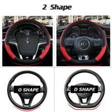 For MG HS ZS EV MG3 3SW MG5 MG6 MG7 ZR EHS EZS GT 9 Colors Car Steering Wheel Cover PU Leather Non-Slip Auto  Accessories