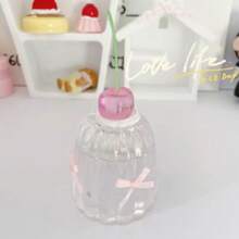 E Storage Box Pen Wash Jar Desktop Ornament Bow Storage Box Jewelry Storage Jar Home Decoration Girl Gift
