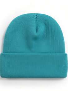 Customizable Unisex Beanie Hat - Personalized Photo/Text Print, Lightweight Stretchy Knit, Machine Washable Winter Ski Cap For Running, Workouts, Outdoor Activities & Thanksgiving Gifts, Winter Hats, Running Headwear, Versatile Headgear, Customizable Print