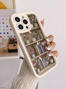 1 Stück Blumenregal weiß stoßfeste matte Ganzkörper Fallschutz Handyhülle kompatibel mit iPhone 16 Pro Max/16 Plus/16 Pro/16, 15 Pro Max/15 Plus/15 Pro/15, 14 Pro Max/14 Plus/14 Pro/14, 13 Pro Max/13 Pro/13, 12 Pro Max/12 Pro/12, 11 Pro Max/11 Pro/11, XS Max/XR/XS, 7/8 Plus/7/8 Schutzhülle