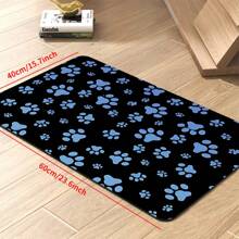 1 pezzo di tappetino per l alimento degli animali domestici, assorbente per gatti e cani, tappetino impermeabile e anti-perdite per animali domestici, senza macchie e facile da pulire, accessori per cani, tappetino per pasti per animali domestici adatto per animali sporchi e disordinati.