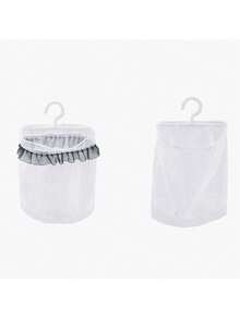 1 件壁挂式网状挂袋透气多用途收纳整理器适用于浴室、洗衣房 - 节省空间的现代设计，可用于化妆品和衣物晾干 - 彩色 - 查看 7