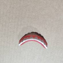 Set de 4 piezas de nuevos soportes dentales mejorados, sin poros, superior e inferior, dentaduras postizas simuladas, decoración de dientes de sonrisa perfecta