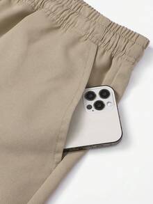 Herren Lässig Cargohosen, Jogginghose mit Kordelzug und mehreren Taschen für Outdoor-Sport