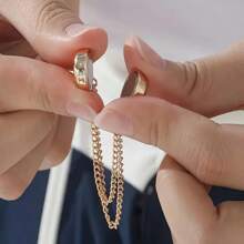 2/3/4/6/8/10/12pcs Magnetic Waist Cincher Clips, Adjustable T-Shirt Hem Clips, Perfect Fit, Metal Snap Buttons, Available In White/Gold/Black