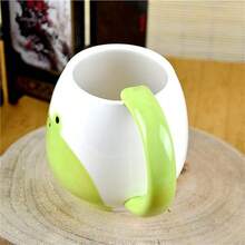 Cute Panda Coffe Mugs Gift With Lid & Spoon Panda Print Stuff Kitchen Decor 400ml Kawaii Ceramic Tea Coffee Cup 3D Animal Mug Birthday Gifts For Women Men Girls Pandas Lovers - Cute Frog Coffee Mug - View 7