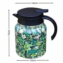 这款不锈钢茶壶带有UV印花，容量约1000毫升（33.81盎司），专为保持冷热饮品的适宜温度而设计。这款大容量咖啡壶非常适合居家和办公室使用，拥有多种颜色可选。它既是节日和派对等特殊场合的理想礼物，也适合日常厨房使用，用来盛放果汁和牛奶，或泡茶。 - 彩色 - 查看 8