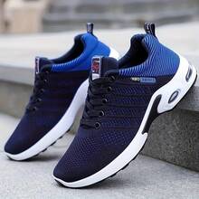 Men Casual Athletic Shoes - 藍色 - 查看 2