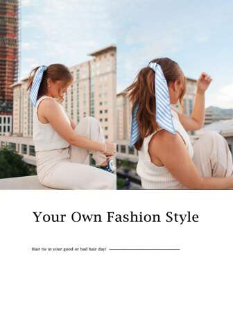 女士头带蓝色丝绸围巾和花卉图案发带和发带套装，发带，多用途，适合日常生活和度假情人节