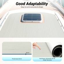 HOHOBLA 240 X 90 Cm Eva Foam Flooring, Teak Flooring, Self-Adhesive Mat, Deck Fittings For Boats Grey - Grey - View 7