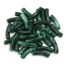 30pcs/Pack Acrylic Bicolor Cloud Shaped Curved Beads, 31X8mm, Minimalist Luxury Bracelet Necklace DIY Jewelry Making Accessories